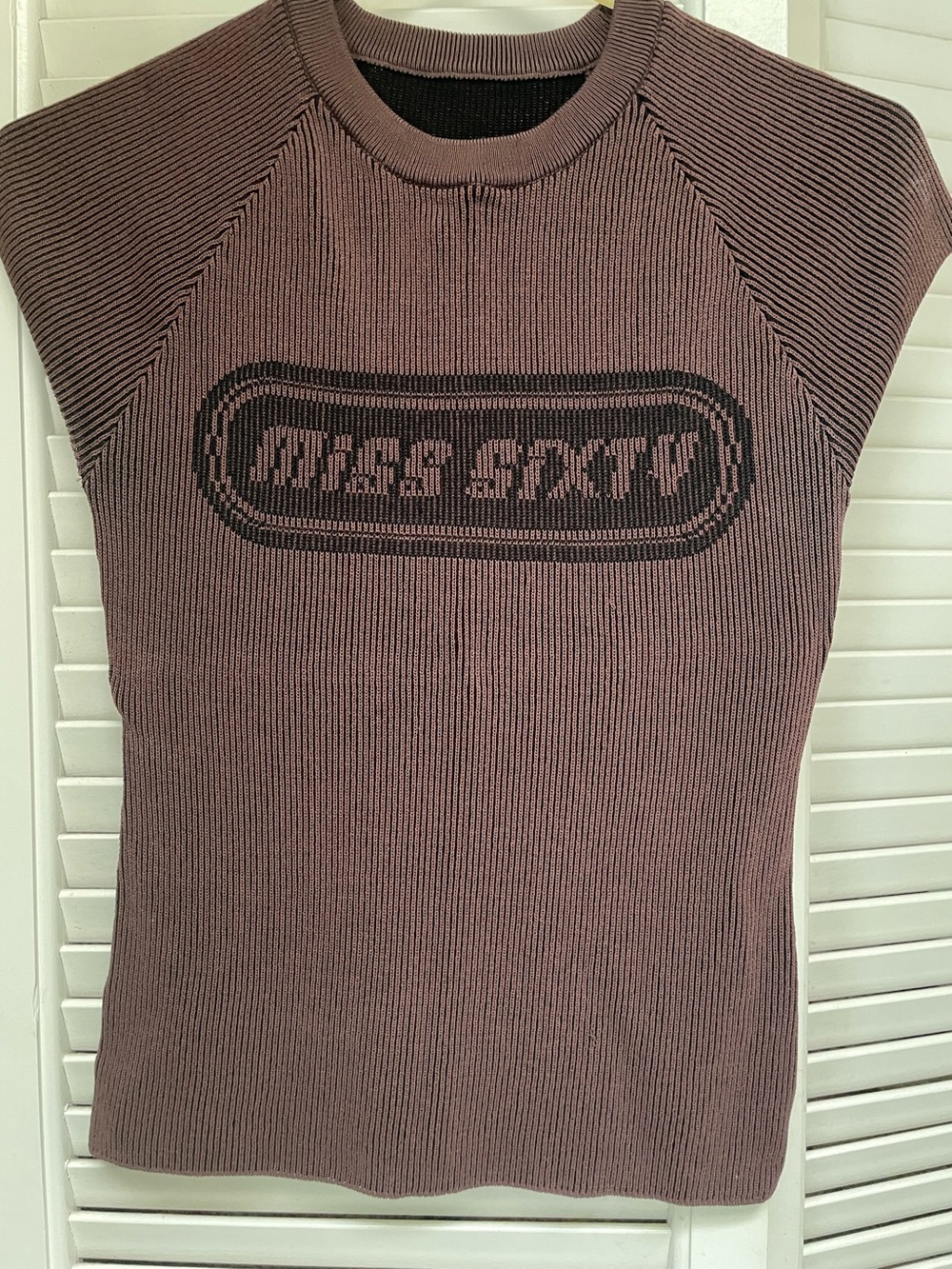Miss Sixty cap sleeve knit top